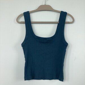 Big Bud Press Square Neck Tank - size medium - color lagoon